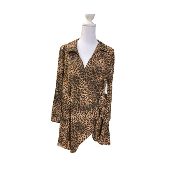Cheetah Animal Print Cover Up Jacket - Picture 11 of 13